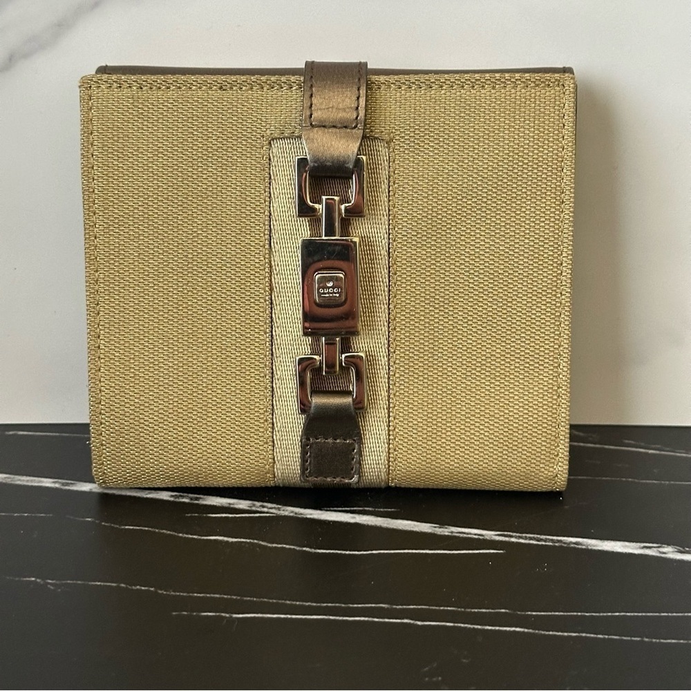 💎AUTHENTIC GUCCI LARGE JACKIE PISTON WALLET💎PRISTINE CONDITION 💎 - Picture 2 of 11